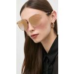Dámské Designer Sluneční brýle Michael Kors City v hnědé barvě z kovu ve velikosti 6 XL 