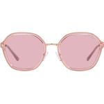 Dámské Designer Sluneční brýle Michael Kors v růžové barvě z plastu ve velikosti 5 XL 