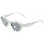 Designer Sluneční brýle Prada v bílé barvě s motivem Kat 