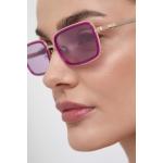 Sluneční brýle Vivienne Westwood dámské, fialová barva, VW702440255