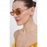 Dámské Designer Sluneční brýle Vivienne Westwood v oranžové barvě z plastu s motivem Kat 