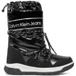 Dámské Designer Sněhule Calvin Klein Jeans v černé barvě ve velikosti 35 ve slevě na zimu 