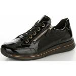 Šněrovací boty s dodatečným zipem Ara Černá