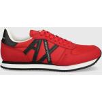 Sneakers boty Armani Exchange červená barva, XUX017 XCC68 K667