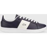 Sneakers boty Lacoste Carnaby Pro Leather Colour Contrast tmavomodrá barva, 45SMA0060