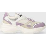 Sneakers boty Twinset fialová barva, 241TCP090