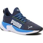 Pánské Slip on tenisky Puma v modré barvě ve velikosti 38 bez zapínání ve slevě 