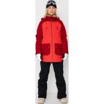 Dámské Snowboardové bundy Burton v červené barvě ve velikosti XS ve slevě 