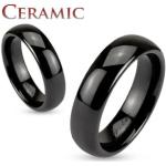 Snubní prsteny v černé barvě z keramiky 