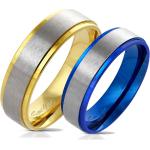 Pánské Snubní prsteny Spikes v šedé barvě s gravírováním leštěné Svatební hosté 