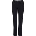 Dámské Straight Fit džíny v černé barvě z bavlny ve velikosti 12 