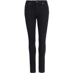 Dámské Skinny džíny v černé barvě z bavlny ve velikosti 12 