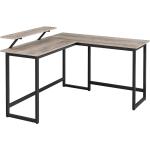 Rohové stoly v šedé barvě v moderním stylu 