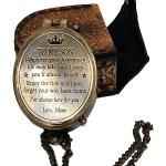 Pánské Kapesní hodinky kompas kovové 