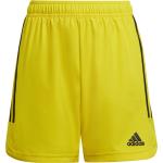 Pánské Fotbalové trenýrky adidas v žluté barvě z kepru ve velikosti S ve slevě 