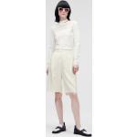 Dámská  Letní móda Karl Lagerfeld v bílé barvě ze saténu ve velikosti XL 