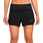 Dámské Běžecké kraťasy Nike Dri-Fit v černé barvě z polyesteru ve velikosti L s vysokým pasem ve slevě 