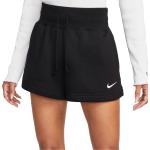 Dámská  Letní móda Nike v černé barvě z fleecu ve velikosti XS s vysokým pasem 