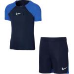 Dětská trička s krátkým rukávem Nike Academy v modré barvě z polyesteru ve slevě 