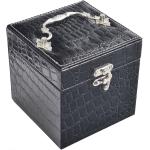 Šperkovnice jkBox v černé barvě z koženky 