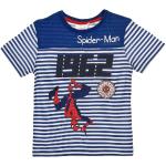 Dětská trička s krátkým rukávem v modré barvě s pruhovaným vzorem ve velikosti 8 let s motivem Spiderman 