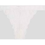 Dámské Brazilské kalhotky Karl Lagerfeld v bílé barvě z krajky ve velikosti L 