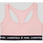 Dámské Podprsenky bez kostic Karl Lagerfeld v růžové barvě ve velikosti L závodní 