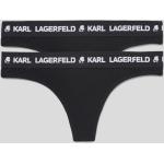Dámské Tanga Karl Lagerfeld v černé barvě ve velikosti XS 