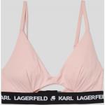 Dámské Podprsenky bez kostic Karl Lagerfeld v růžové barvě ve velikosti L 