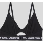 Dámské Podprsenky bez kostic Karl Lagerfeld v černé barvě ve velikosti L 