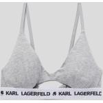 Dámské Nevyztužené podprsenky Karl Lagerfeld v šedé barvě ve velikosti L 