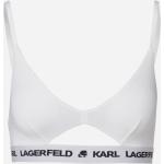 Dámské Podprsenky bez kostic Karl Lagerfeld v bílé barvě ve velikosti M 