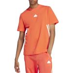 Pánská  Trička s krátkým rukávem adidas Sportswear v oranžové barvě ve velikosti M s krátkým rukávem 
