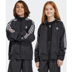 Dětské bundy adidas Adicolor v černé barvě sportovní ve velikosti 12 let ve slevě 