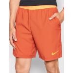 Pánské Sportovní kraťasy Nike Flex v oranžové barvě ze syntetiky ve velikosti S ve slevě 