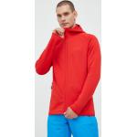 Rozepínací mikiny s kapucí Jack Wolfskin v červené barvě z polyesteru ve velikosti M udržitelná móda 