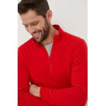 Sportovní mikiny Jack Wolfskin v červené barvě z polyesteru ve velikosti S 