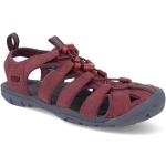 Dámské Kožené sandály Keen v bordeaux červené ze syntetiky ve velikosti 37,5 ve slevě na léto 