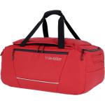 Sportovní tašky Travelite Basics v červené barvě v moderním stylu s reflexními prvky 