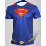  Trička na běhání ve velikosti XXL  strečová  s motivem Superman plus size 