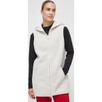 Dámské Bundy s kapucí Jack Wolfskin v béžové barvě z polyesteru ve velikosti L s kapucí udržitelná móda 