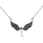 Dětské Stříbrné náhrdelníky Silvego v černé barvě ze stříbra 