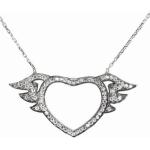 Stříbrné náhrdelníky v elegantním stylu ze stříbra k Valentýnu 