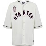 Pánská  Baseballová trička STARTER v bílé barvě ve slevě 