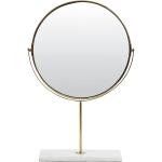 Stojací zrcadla v bílé barvě v elegantním stylu z mramoru 