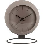 Stolní hodiny Karlsson v šedé barvě v elegantním stylu ze železa 