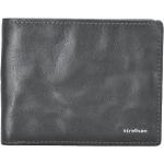 Pánské Kožené peněženky Strellson v černé barvě v retro stylu z kůže 