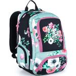 Pánské Studentské batohy Topgal vícebarevné s květinovým vzorem s kapsou na notebook pro věk pro 2. stupeň 