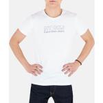 Pánská Designer  Trička s kulatým výstřihem Calvin Klein v bílé barvě v elegantním stylu z bavlny ve velikosti XXL s krátkým rukávem s kulatým výstřihem plus size 
