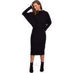 Dámské Denní šaty Stylove v černé barvě v moderním stylu ve velikosti XXL ve slevě plus size 